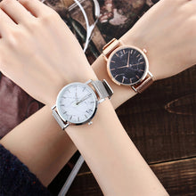 Load image into Gallery viewer, HOTDEAL Women Fashion Silver And Gold Mesh Marble Quartz Watch