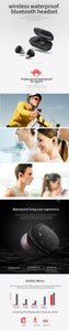 Touch Wireless Sports Headphones IPX5 Waterproof
