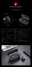 Load image into Gallery viewer, Touch Wireless Sports Headphones IPX5 Waterproof
