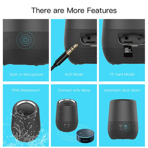 HOTDEAL Wireless Bluetooth portable speaker 30 hours playtime and Waterproof