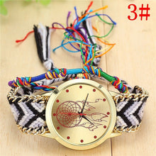 Load image into Gallery viewer, Ladies Handmade Braided Dreamcatcher Quartz Watch