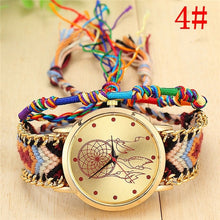 Load image into Gallery viewer, Ladies Handmade Braided Dreamcatcher Quartz Watch