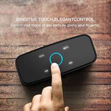 Load image into Gallery viewer, Portable Bluetooth Speaker Touch Control Wireless Stereo With Built-in Mic