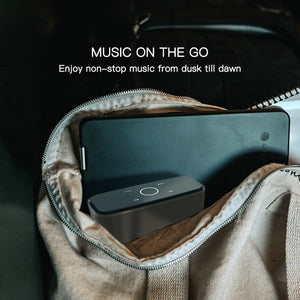 Portable Bluetooth Speaker Touch Control Wireless Stereo With Built-in Mic