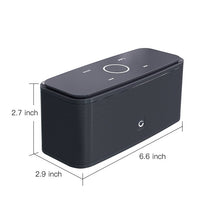 Load image into Gallery viewer, Portable Bluetooth Speaker Touch Control Wireless Stereo With Built-in Mic