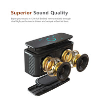 Load image into Gallery viewer, Portable Bluetooth Speaker Touch Control Wireless Stereo With Built-in Mic